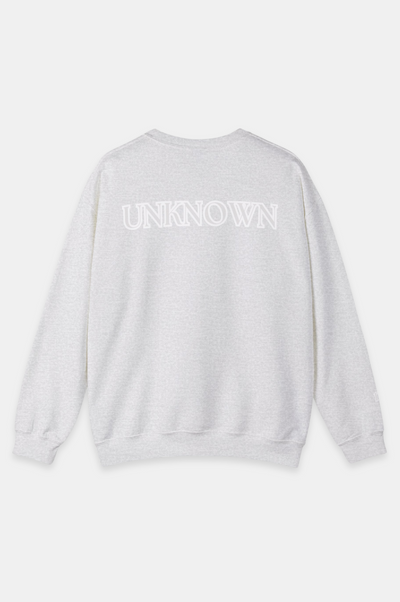 Unknown Seventeen Sweat Shirt, Minimalist Design, Crewneck, Classic Fit, Premium Cotton, Comfortable Wear, Durability, Understated Branding, Effortless Style, Wardrobe Essential, Urban Fashion, Sophisticated Look, Everyday Comfort, Unknown To Fear