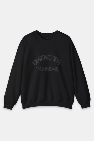 Unknown Seventeen Sweat Shirt, Minimalist Design, Crewneck, Classic Fit, Premium Cotton, Comfortable Wear, Durability, Understated Branding, Effortless Style, Wardrobe Essential, Urban Fashion, Sophisticated Look, Everyday Comfort, Unknown To Fear