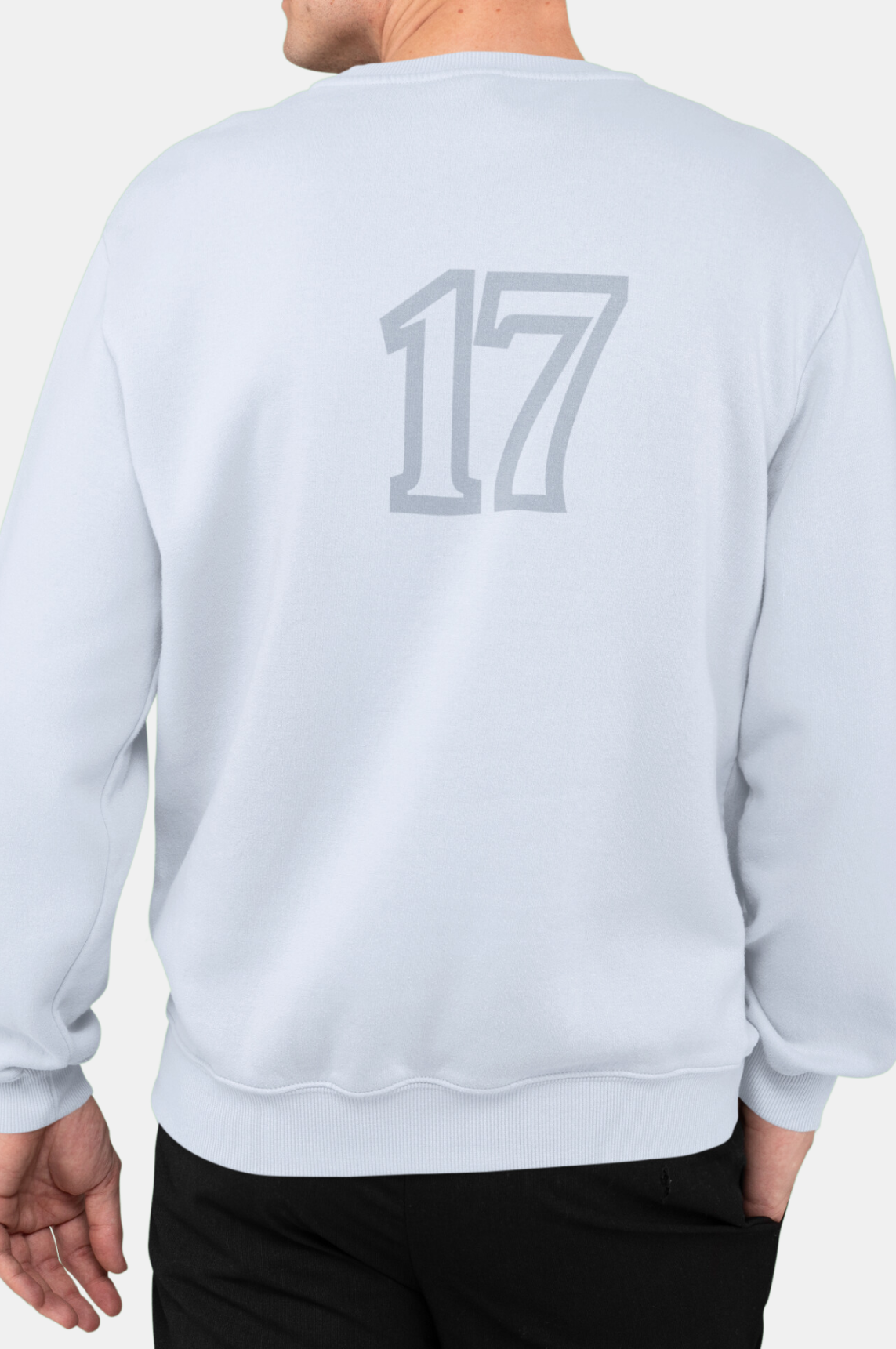 Essence Seventeen Sweatshirt, Seventeen collection sweatshirt, 50% cotton sweatshirt, 50% polyester sweatshirt, '17' print sweatshirt, Durable design sweatshirt, Classic fit, Crew neckline, Double-needle stitching, Quality casual wear - Unknown To Fear