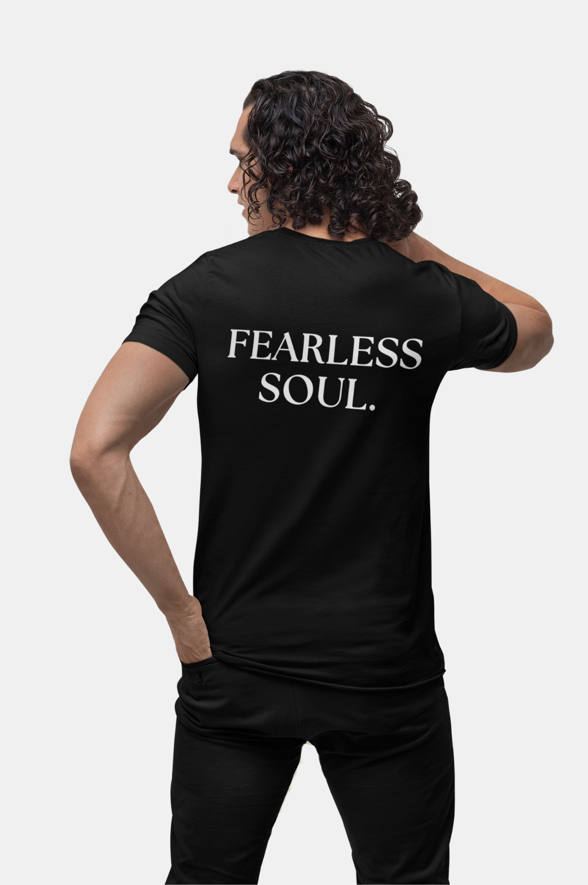 Fearless Soul T-Shirt, 100% cotton shirt,  "Fearless Soul" back print, Comfortable and durable, Minimalistic design - Unknown To Fear 