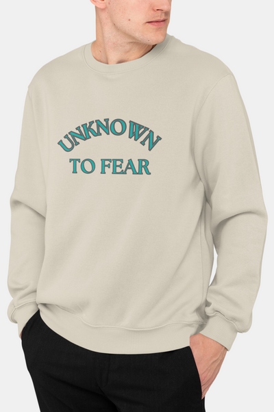 Iconic Frost Sweatshirt, Minty shade sweatshirt, Comfortable blend sweatshirt, Durable design sweatshirt, Classic fit sweatshirt, Crew neckline sweatshirt, Fresh look sweatshirt, Unique style sweatshirt, Casual wear sweatshirt, Eye-catching sweatshirt - Unknown To Fear