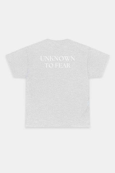  Iconic Emblem T-Shirt by Unknown to Fear, Premium 100% US cotton T-shirt, Distinctive Unknown to Fear emblem, Tailored fit T-shirt, Soft touch comfort, Versatile staple T-shirt, Simplicity and elegance, Timeless design T-shirt, Everyday essential Unknown to Fear, Classic style T-shirt