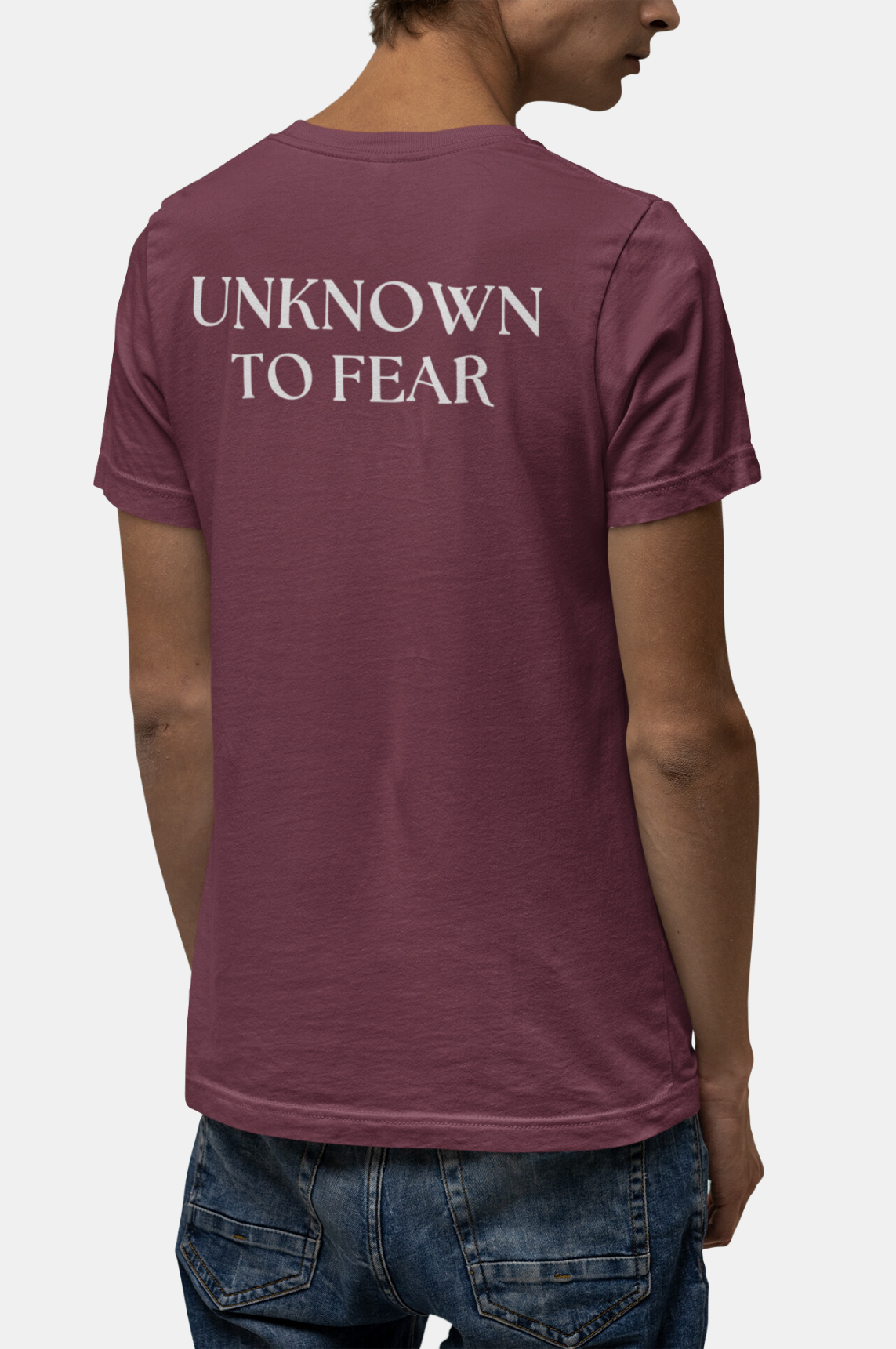  Iconic Emblem T-Shirt by Unknown to Fear, Premium 100% US cotton T-shirt, Distinctive Unknown to Fear emblem, Tailored fit T-shirt, Soft touch comfort, Versatile staple T-shirt, Simplicity and elegance, Timeless design T-shirt, Everyday essential Unknown to Fear, Classic style T-shirt