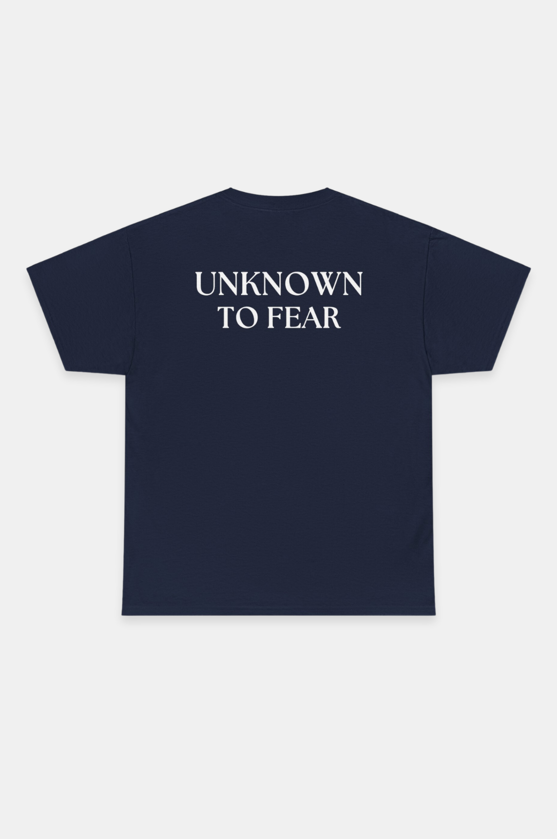  Iconic Emblem T-Shirt by Unknown to Fear, Premium 100% US cotton T-shirt, Distinctive Unknown to Fear emblem, Tailored fit T-shirt, Soft touch comfort, Versatile staple T-shirt, Simplicity and elegance, Timeless design T-shirt, Everyday essential Unknown to Fear, Classic style T-shirt