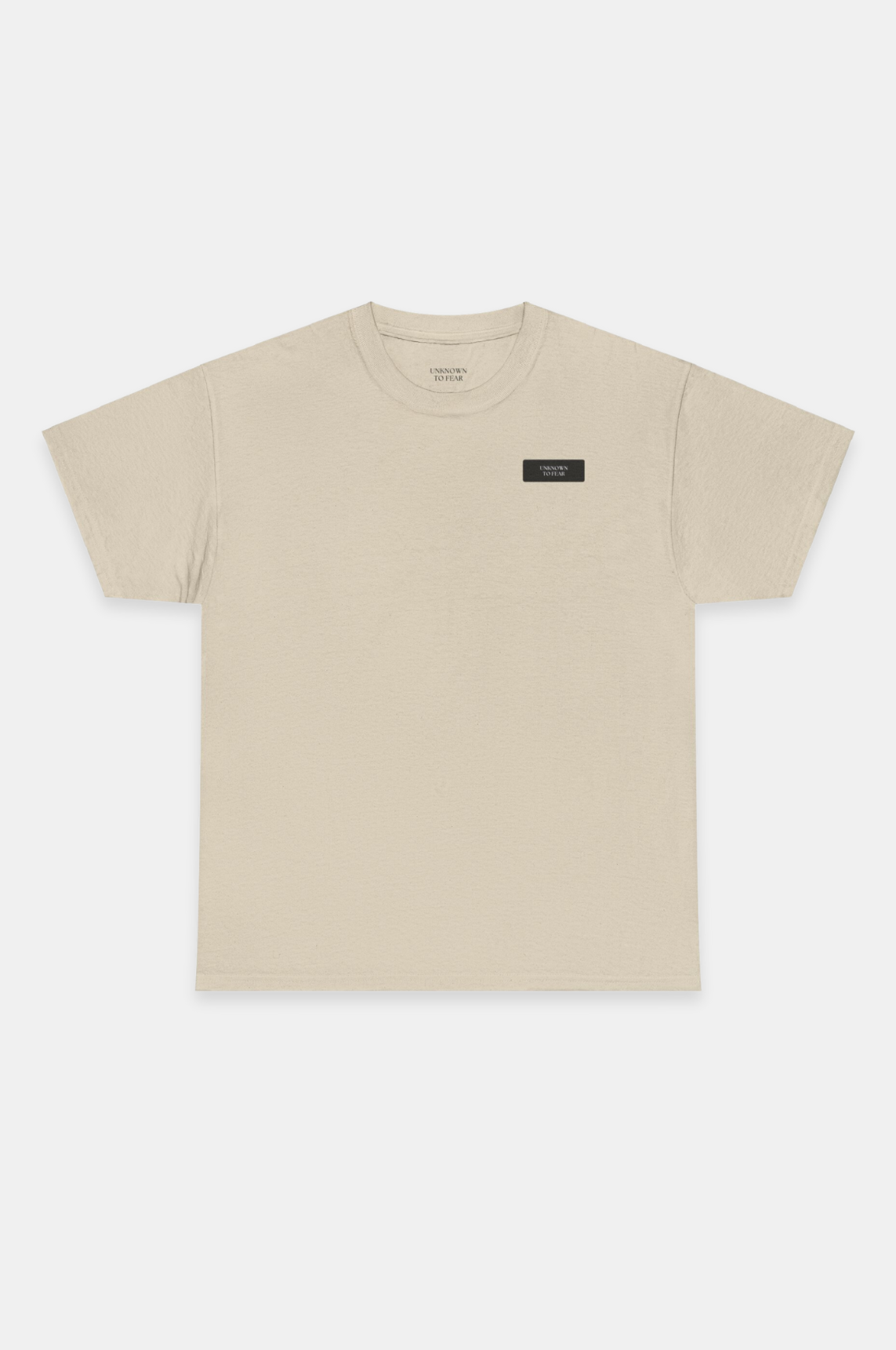  Iconic Emblem T-Shirt by Unknown to Fear, Premium 100% US cotton T-shirt, Distinctive Unknown to Fear emblem, Tailored fit T-shirt, Soft touch comfort, Versatile staple T-shirt, Simplicity and elegance, Timeless design T-shirt, Everyday essential Unknown to Fear, Classic style T-shirt