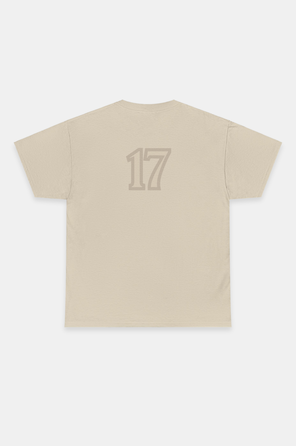 Essence Seventeen T-Shirt, Seventeen collection T-shirt, 100% US cotton T-shirt, Classic fit T-shirt, '17' print T-shirt, High-quality cotton T-shirt, Minimalistic front logo, Comfort and style T-shirt- Unknown To Fear