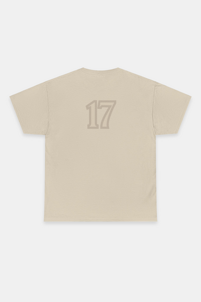 Essence Seventeen T-Shirt, Seventeen collection T-shirt, 100% US cotton T-shirt, Classic fit T-shirt, '17' print T-shirt, High-quality cotton T-shirt, Minimalistic front logo, Comfort and style T-shirt- Unknown To Fear