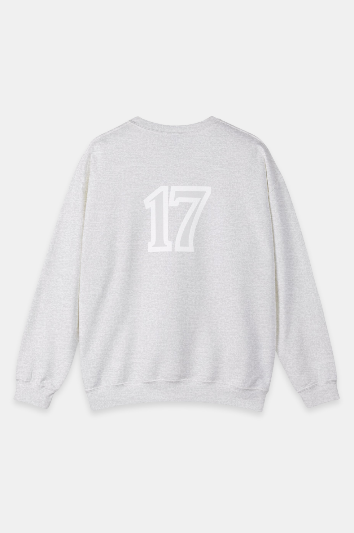 Essence Seventeen Sweatshirt, Seventeen collection sweatshirt, 50% cotton sweatshirt, 50% polyester sweatshirt, '17' print sweatshirt, Durable design sweatshirt, Classic fit, Crew neckline, Double-needle stitching, Quality casual wear - Unknown To Fear