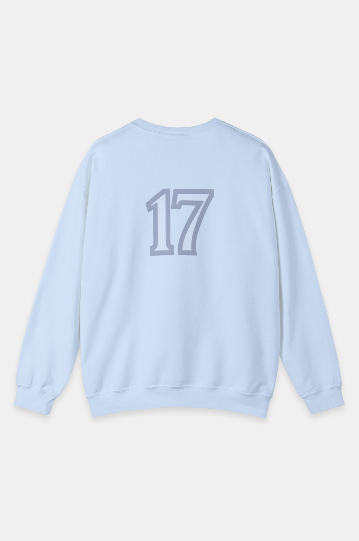 Essence Seventeen Sweatshirt, Seventeen collection sweatshirt, 50% cotton sweatshirt, 50% polyester sweatshirt, '17' print sweatshirt, Durable design sweatshirt, Classic fit, Crew neckline, Double-needle stitching, Quality casual wear - Unknown To Fear