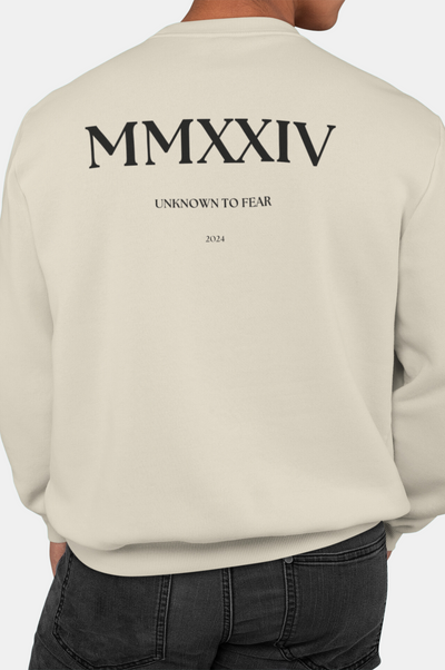  RomanMMXXIV, Sweatshirt, TimelessElegance, Grandeur, PremiumMaterials, BoldDesign, Comfort, Style, FashionForward, AncientRome, UrbanChic, Unknown To Fear