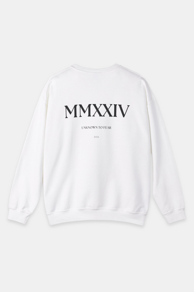  RomanMMXXIV, Sweatshirt, TimelessElegance, Grandeur, PremiumMaterials, BoldDesign, Comfort, Style, FashionForward, AncientRome, UrbanChic, Unknown To Fear