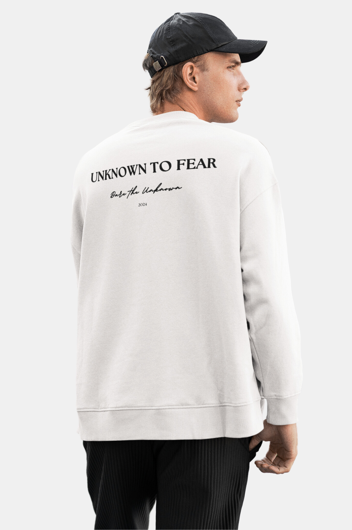 DareTheUnknown, Sweatshirt, Excitement, Thrills, DynamicDesign, PremiumMaterials, Comfort, Style, Adventure, Daring, Unknown To fear.