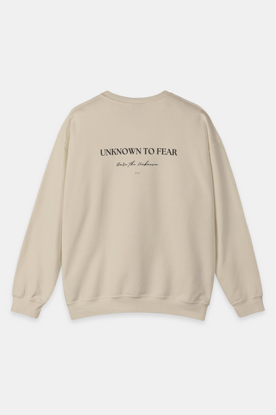 DareTheUnknown, Sweatshirt, Excitement, Thrills, DynamicDesign, PremiumMaterials, Comfort, Style, Adventure, Daring, Unknown To fear.