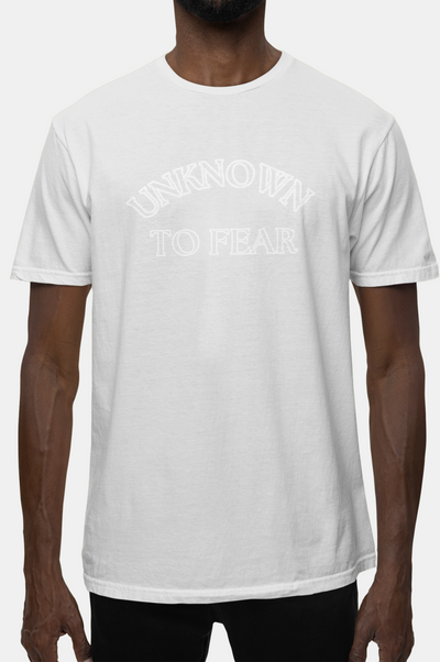 Unknown Seventeen T-Shirt, Minimalist Design, Crewneck, Classic Fit, Premium Cotton, Comfortable Wear, Durability, Understated Branding, Effortless Style, Wardrobe Essential, Urban Fashion, Sophisticated Look, Everyday Comfort, Unknown To Fear