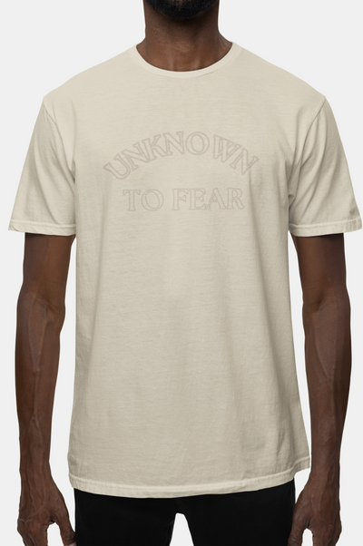 Unknown Seventeen T-Shirt, Minimalist Design, Crewneck, Classic Fit, Premium Cotton, Comfortable Wear, Durability, Understated Branding, Effortless Style, Wardrobe Essential, Urban Fashion, Sophisticated Look, Everyday Comfort, Unknown To Fear