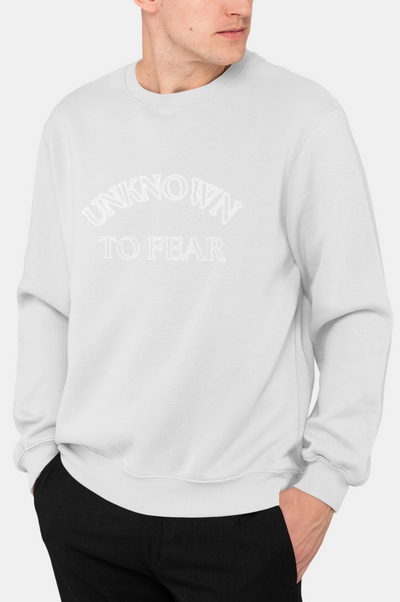 Unknown Seventeen Sweat Shirt, Minimalist Design, Crewneck, Classic Fit, Premium Cotton, Comfortable Wear, Durability, Understated Branding, Effortless Style, Wardrobe Essential, Urban Fashion, Sophisticated Look, Everyday Comfort, Unknown To Fear