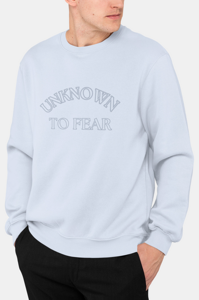 Unknown Seventeen Sweat Shirt, Minimalist Design, Crewneck, Classic Fit, Premium Cotton, Comfortable Wear, Durability, Understated Branding, Effortless Style, Wardrobe Essential, Urban Fashion, Sophisticated Look, Everyday Comfort, Unknown To Fear