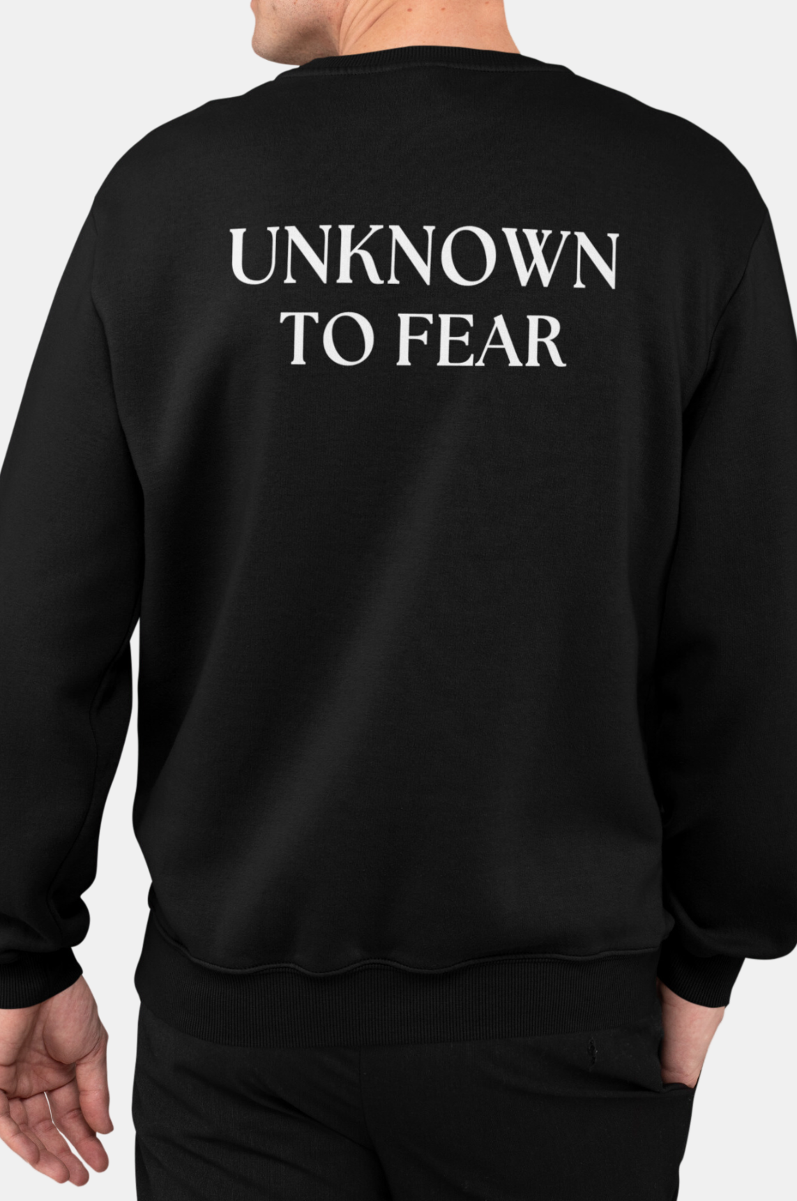  Iconic Emblem Sweatshirt by Unknown to Fear, Classic style Unknown to Fear, Durable comfort sweatshirt, Warmth and breathability, Fashion-forward Unknown to Fear, Timeless design sweatshirt, Tailored fit Unknown to Fear, Crew neckline sweatshirt, Emblematic design Unknown to Fear, Essential wardrobe addition